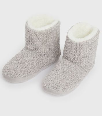 New look slipper online boots