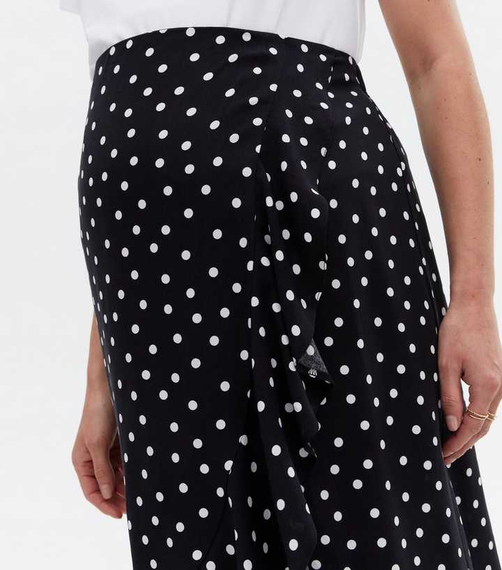 Polka Dot Maternity Skirt