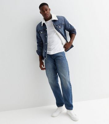 Denim lined jacket mens sale