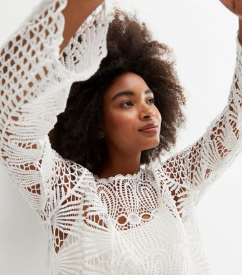 Crochet long sleeve on sale