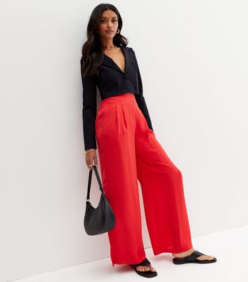 Buy The Vanca Women Red Palazzo Trousers  Palazzos for Women 784483   Myntra