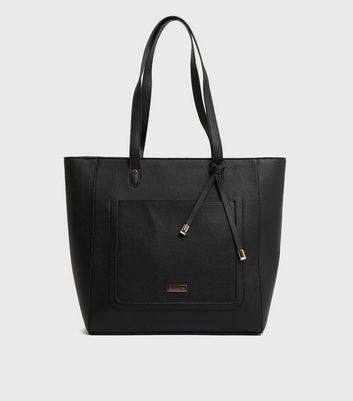 New look 2025 black tote handbag