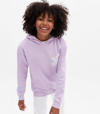 Girls lilac hoodie on sale