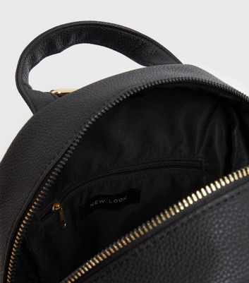 Black backpack cheap women's new look