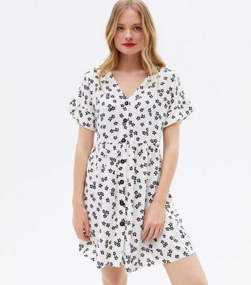 New look white hot sale floral dress