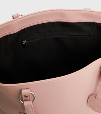 Pale pink leather on sale bag