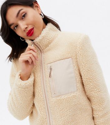 zip teddy jacket