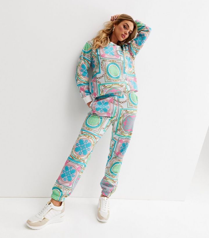 Best Women'S Plus Size Clothing Stores Stay At Home Mum Unapologetic Green Scarf Joggers