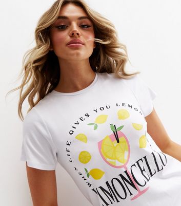 lemon print t shirt