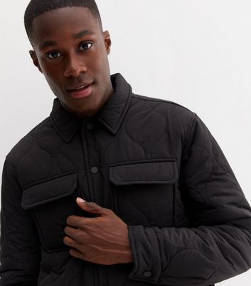 Mens on sale quilted overshirt