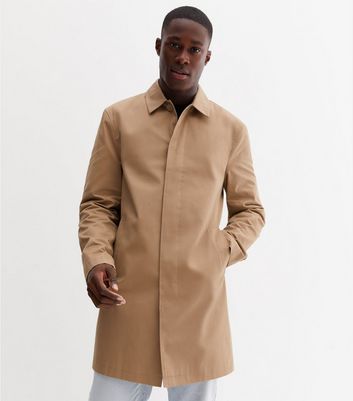 Mens tan deals long coat