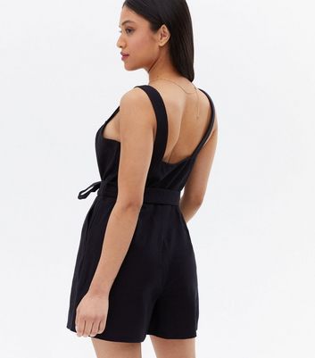 Petite cheap black playsuit