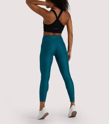 leopard running leggings