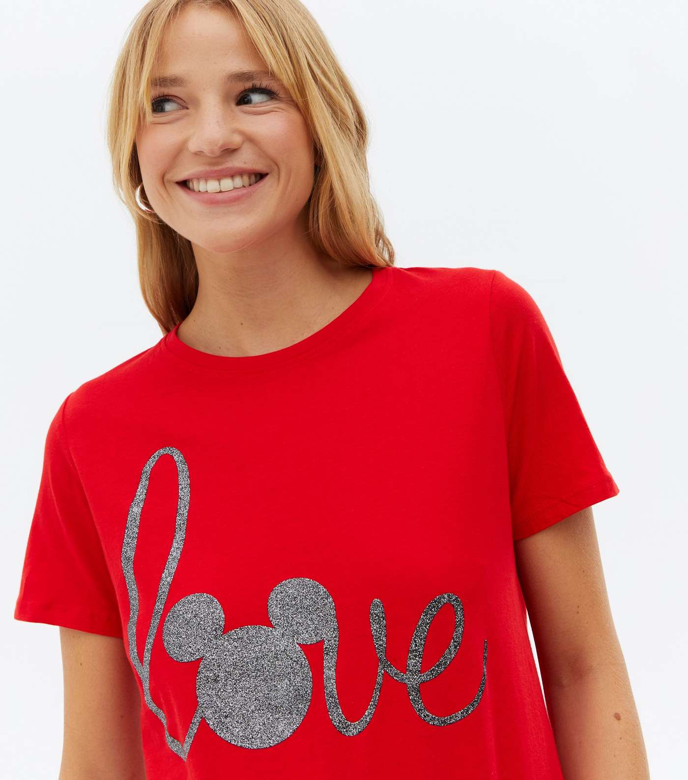 Red Disney Love Logo T-Shirt