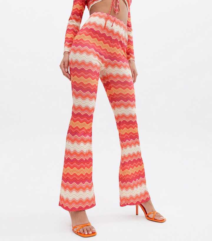 So Trippy Swirl Print Flare Leggings