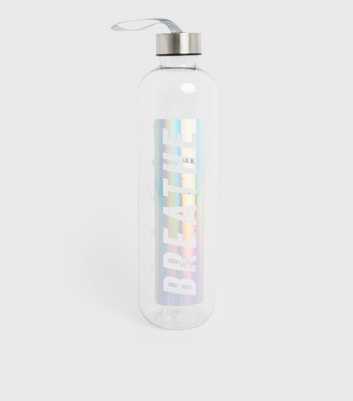 Silver Breathe Logo Water Bottle