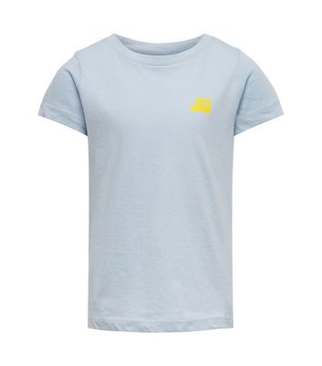 KIDS ONLY Pale Blue Friday Logo T-Shirt New Look