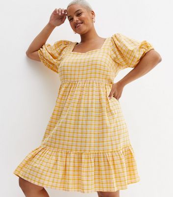 New look cheap check dress