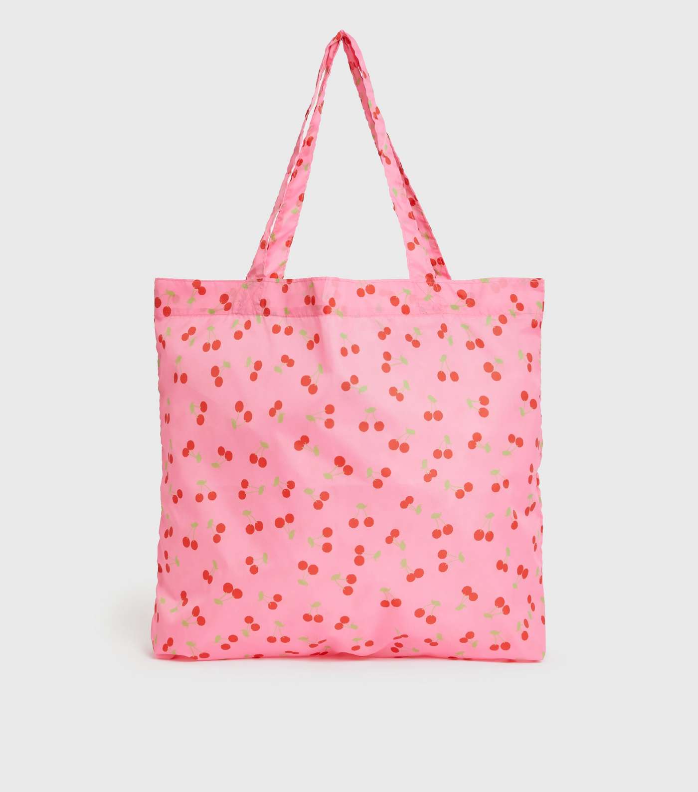 PIECES Pink Cherry Tote Bag