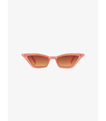 PIECES Pale Pink Cat Eye Sunglasses