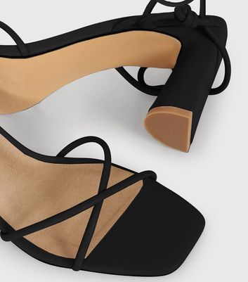 Buy Black Heeled Sandals for Women by CATWALK Online | Ajio.com