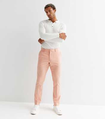 Mid Pink Slim Fit Trousers