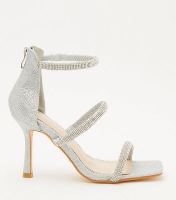Strappy Stiletto Heel Sandals 