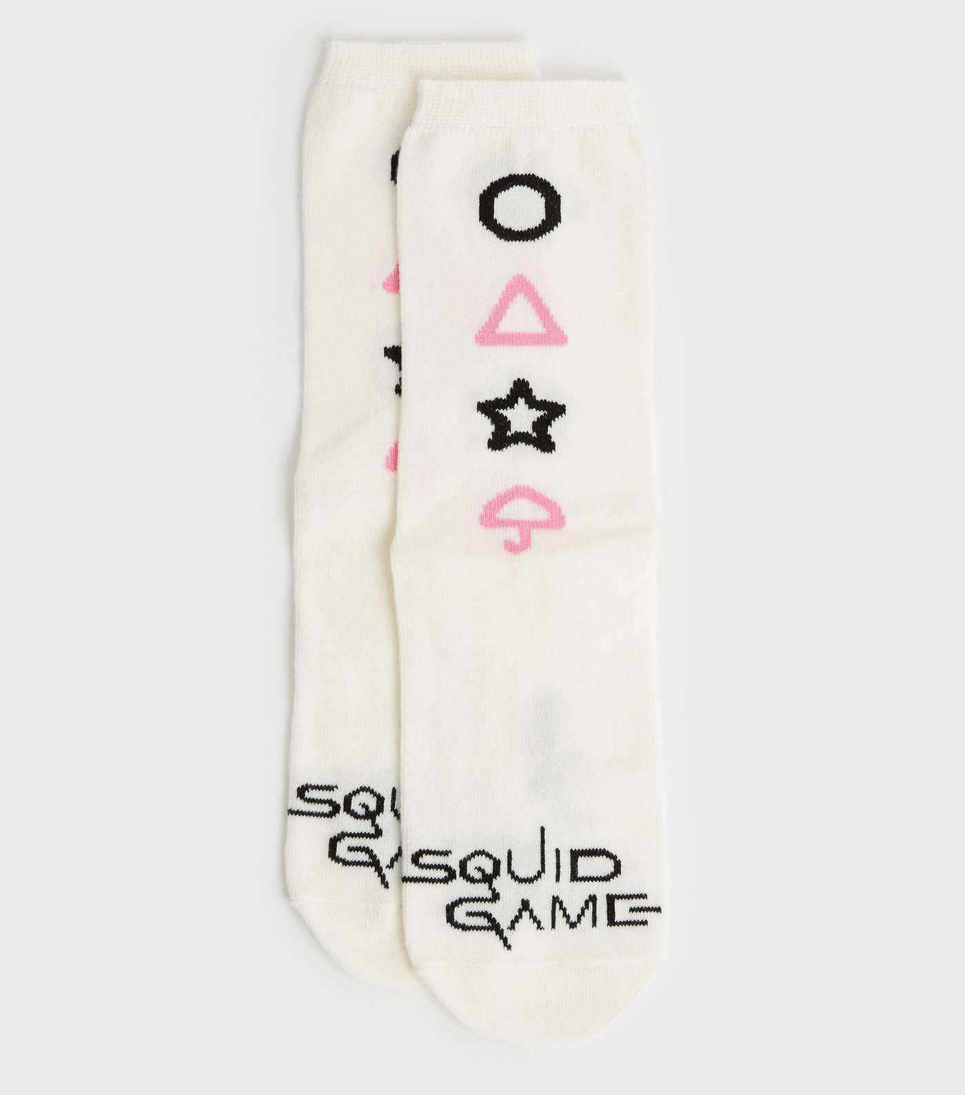 Cream Squid Game Socks