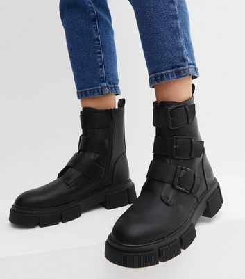 Chunky boots 2025 with buckles