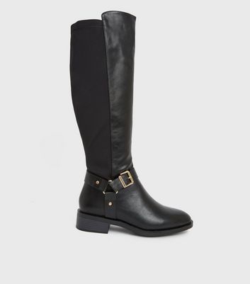 Wide calf clearance boots new look