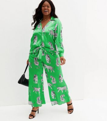 Green trousers shop new look