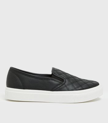 Quilted slip hot sale on sneakers