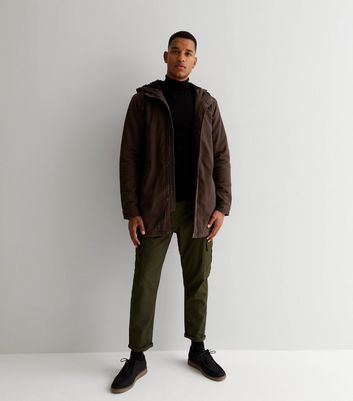 New look mens parka sale