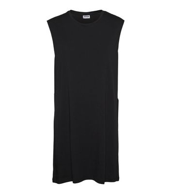 Noisy May Black Jersey Sleeveless Mini Dress New Look