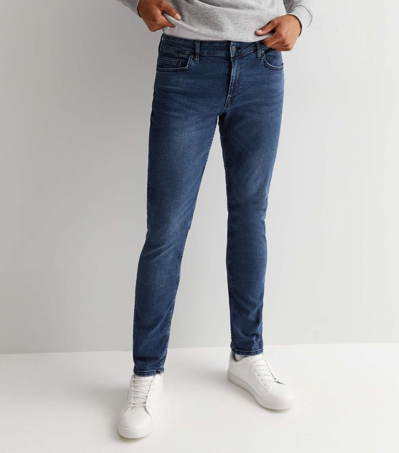 Only & Sons Blue Rinse Wash Slim Fit Jeans Image 3