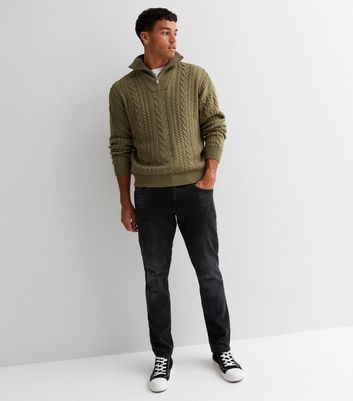 Only & Sons Black Regular fit Jeans