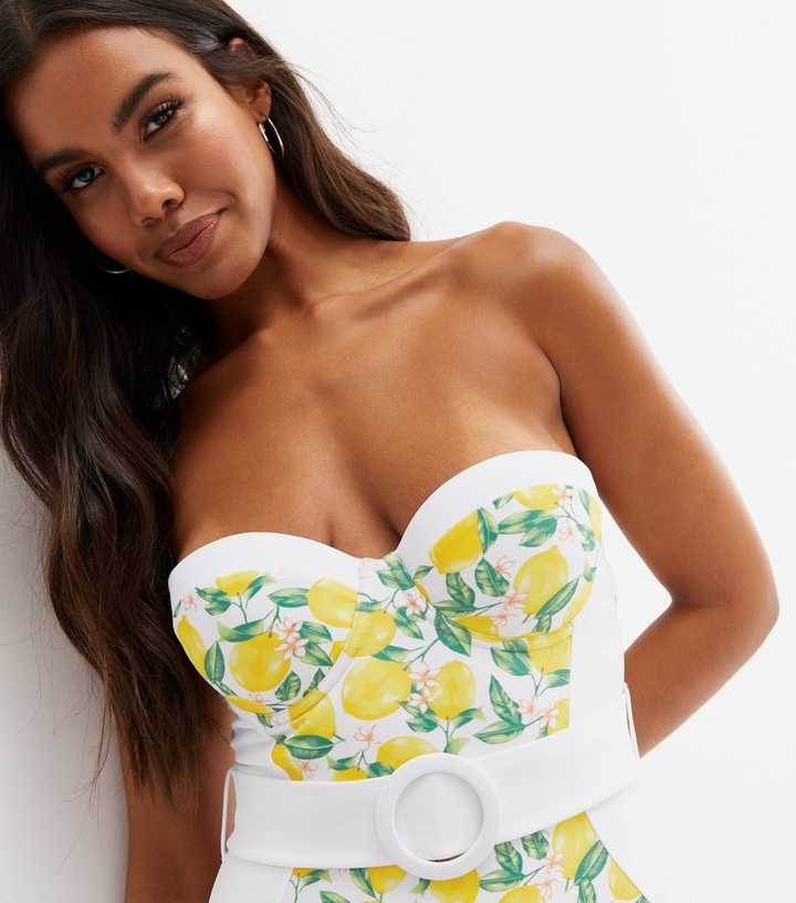 THE ILLUSION BIKINI TOP - LIMON – ISAMEL