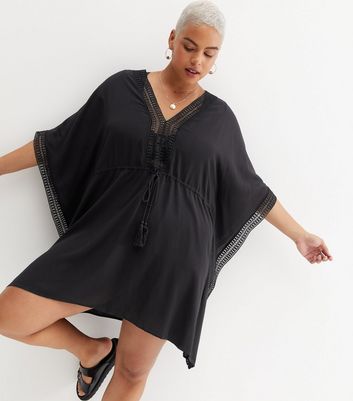 Black beach cheap kaftan