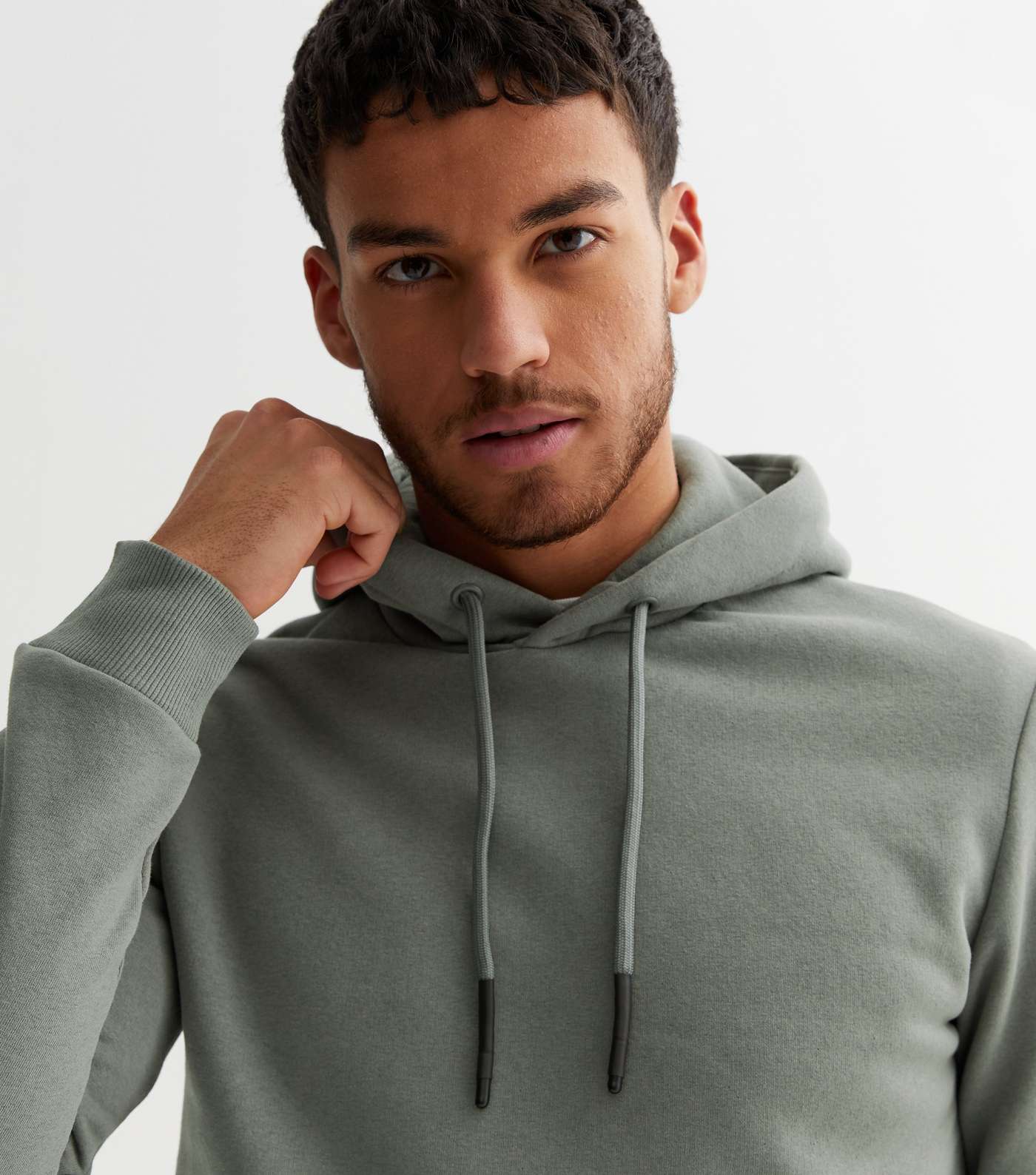 Only & Sons Grey Pocket Hoodie Image 3
