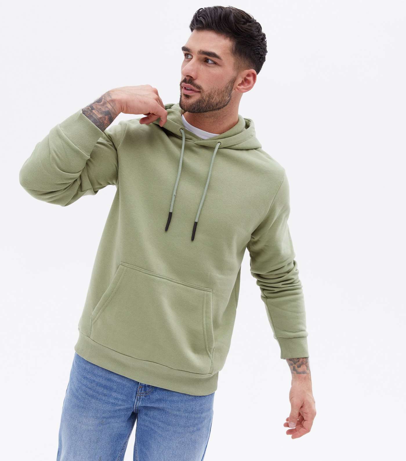 Only & Sons Khaki Pocket Hoodie