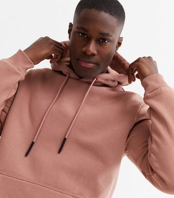 Only Sons Mid Pink Pocket Hoodie New Look