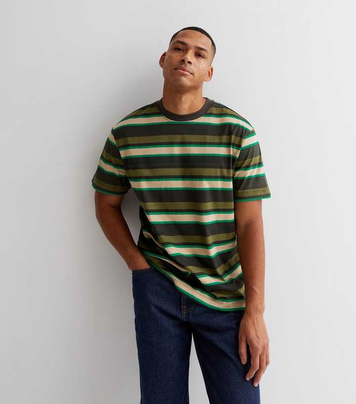 new look mens striped t shirt