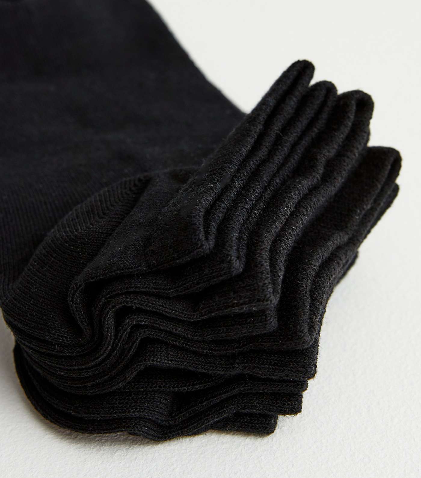 5 Pack Black Trainer Socks Image 2