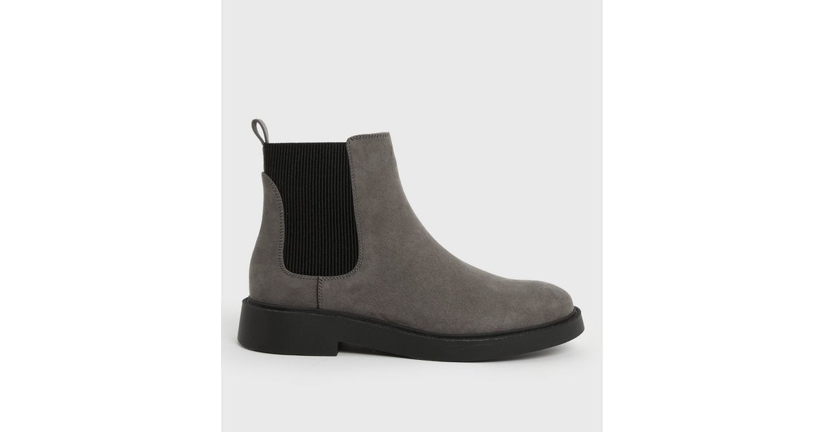 suedette chelsea boots