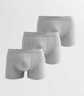 3 Pack Grey Marl Jersey Boxers