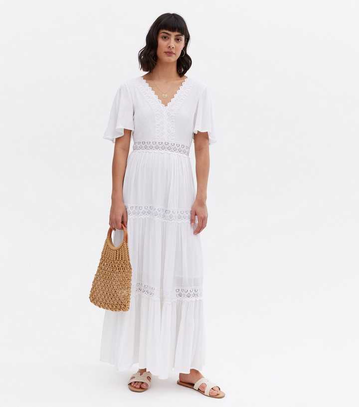 white maxi dress target