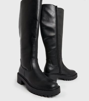 New look ladies hot sale knee high boots