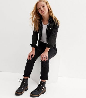 Girly on sale biker boots