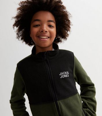 Jack and jones fleece jacket hotsell