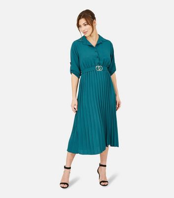 New look hot sale teal dress